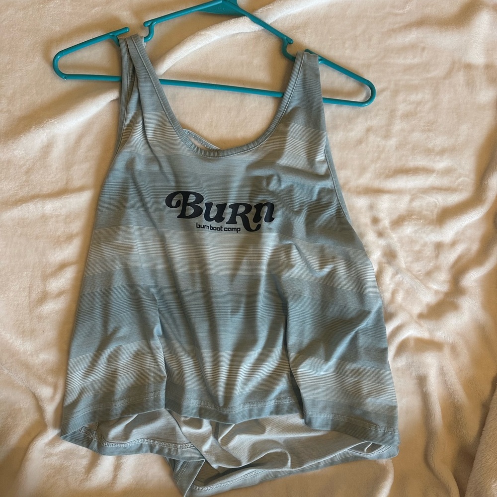 Burn Boot Camp Blue Tank Top